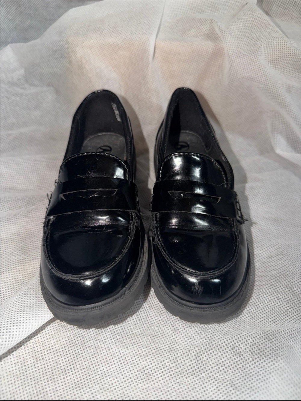 Classic Black Patent Loafer for little girls/toddler size 10